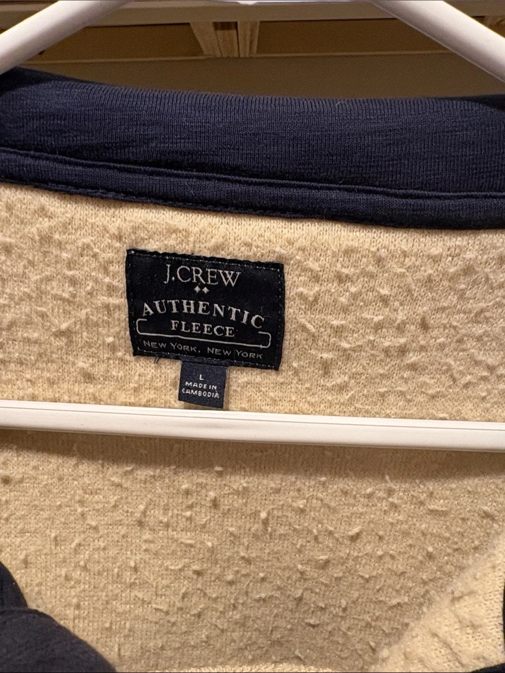 Men’s J Crew Authentic fleece